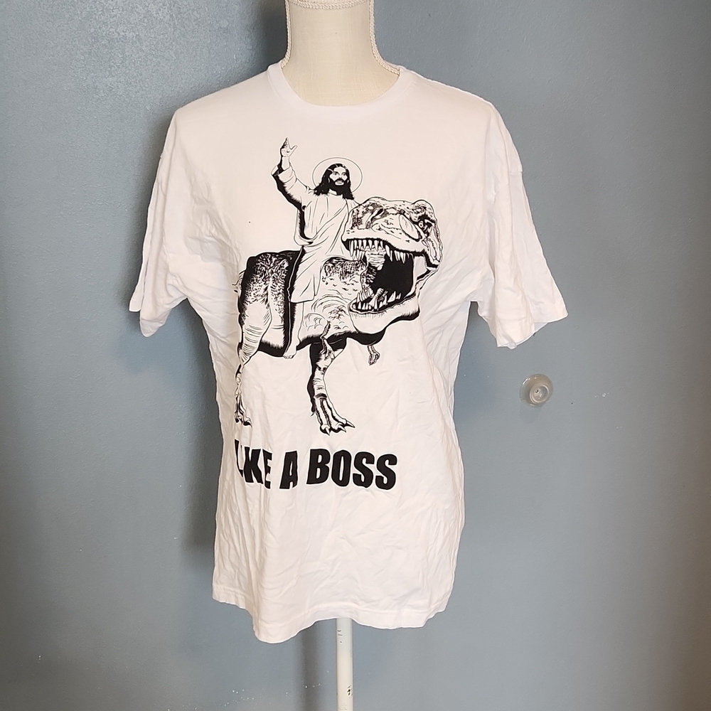 Black Matter novelty Like a Boss religious Jarasic shirt